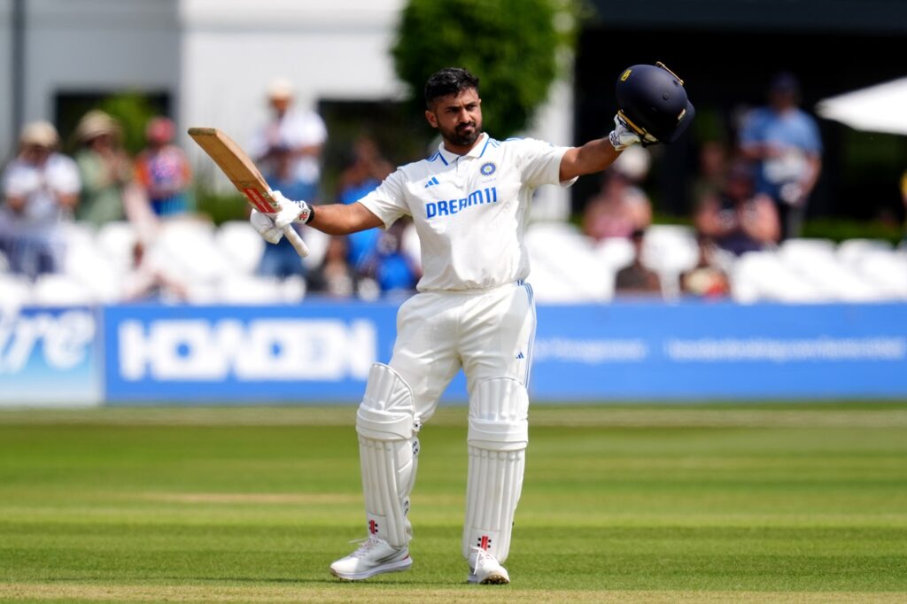 Haines ton leads strong Lions reply after Nair’s 204 gives India A 557